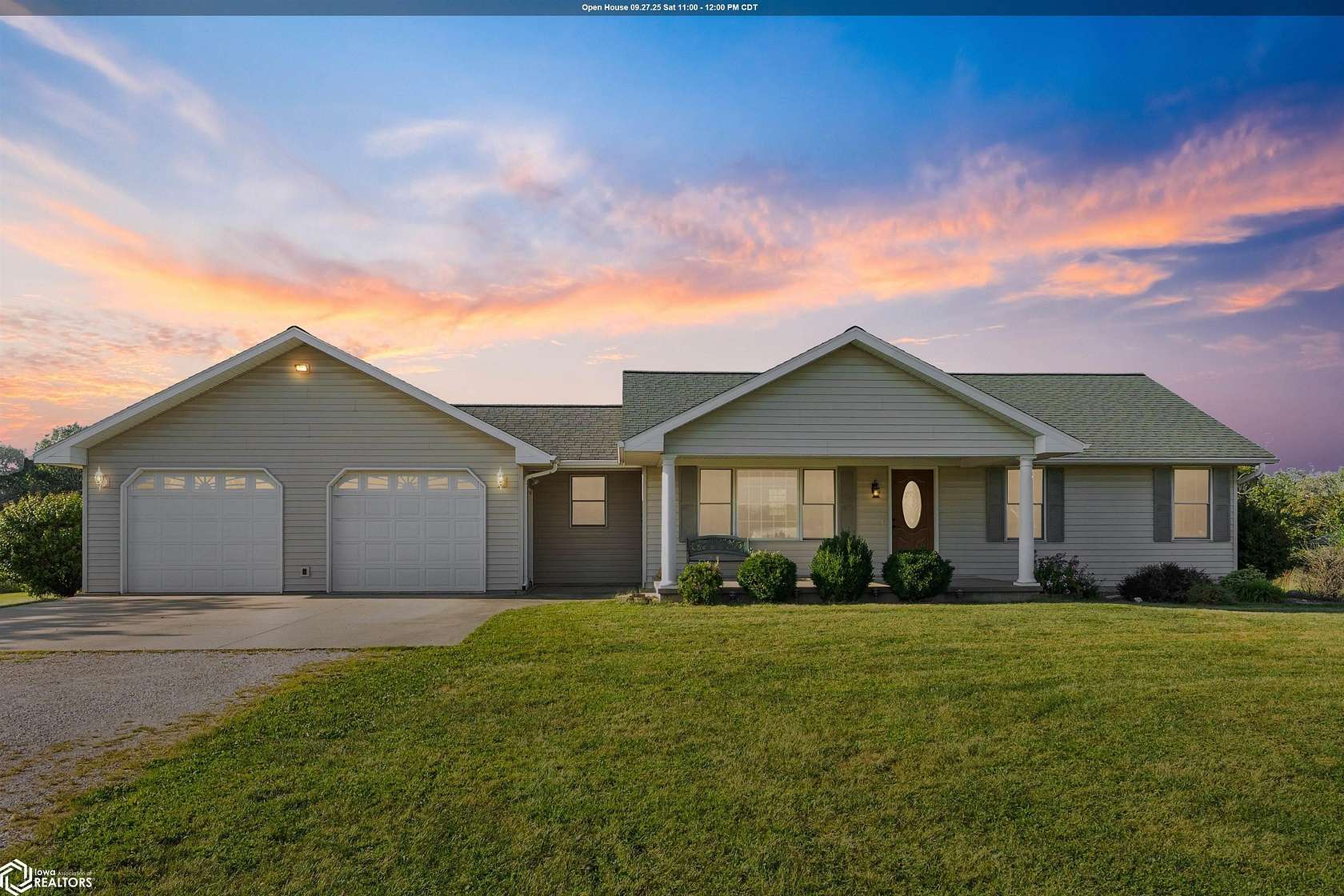 11.2 Acres of Land with Home for Sale in West Point, Iowa