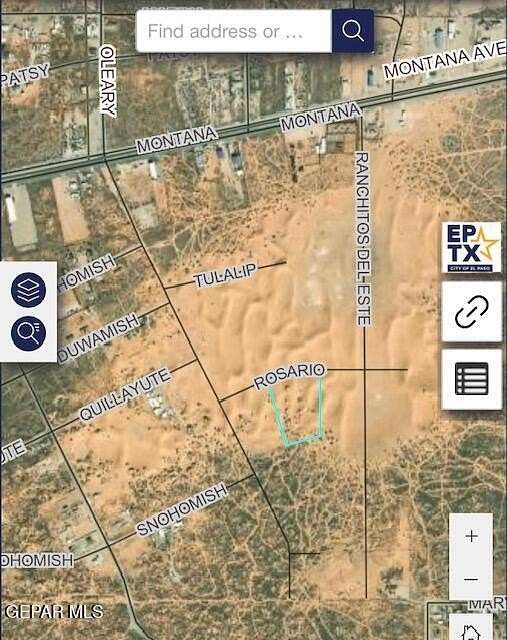 5 Acres of Residential Land for Sale in El Paso, Texas