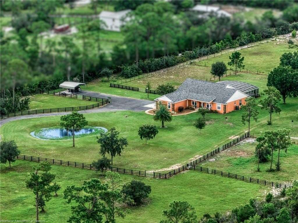 10 Acres of Land with Home for Sale in Lake Placid, Florida