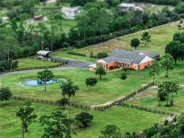 10 Acres of Land with Home for Sale in Lake Placid, Florida