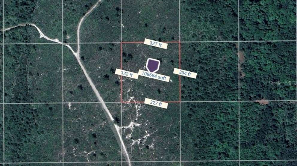 2.5 Acres of Residential Land for Sale in Oak Hill, Florida