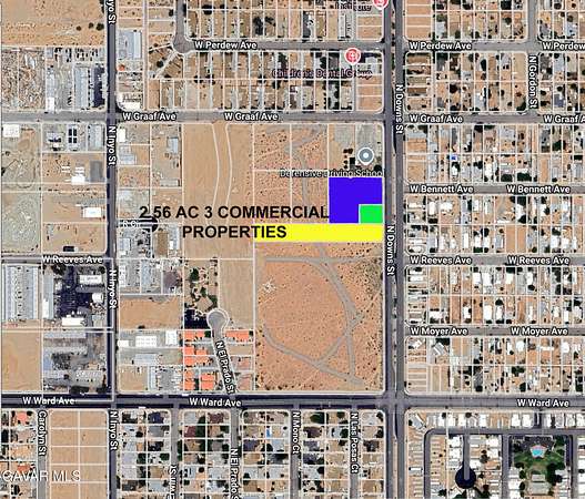 2.56 Acres of Commercial Land for Sale in Ridgecrest, California
