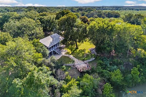 10.7 Acres of Recreational Land with Home for Sale in Gonzales, Texas