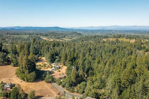 9.65 Acres of Residential Land with Home for Sale in Sebastopol, California