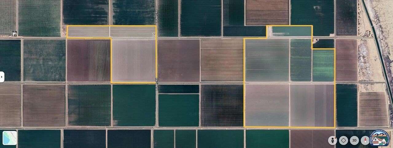 917 Acres of Land for Sale in Brawley, California