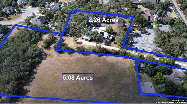 7.35 Acres of Residential Land with Home for Sale in San Antonio, Texas