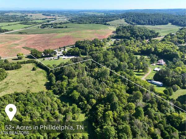 47.6 Acres of Recreational Land for Sale in Philadelphia, Tennessee