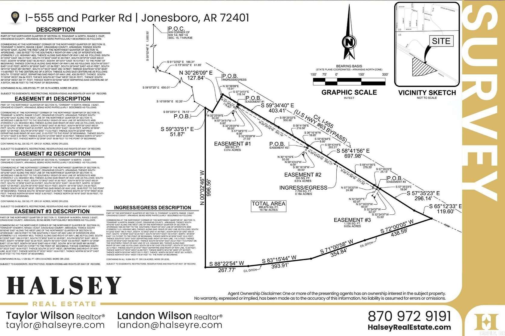19.7 Acres of Mixed-Use Land for Sale in Jonesboro, Arkansas