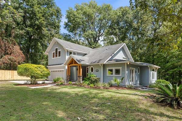 4 Acres of Residential Land with Home for Sale in Gainesville, Florida