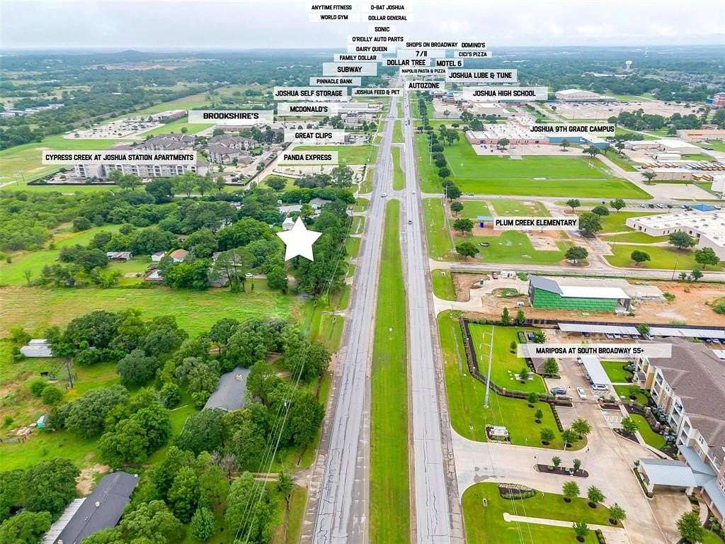 1.84 Acres of Commercial Land for Sale in Joshua, Texas