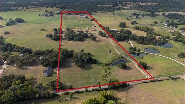 22 Acres of Agricultural Land with Home for Sale in Cleburne, Texas