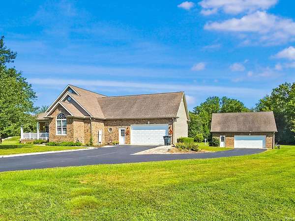 2 Acres of Residential Land with Home for Sale in Linton, Indiana