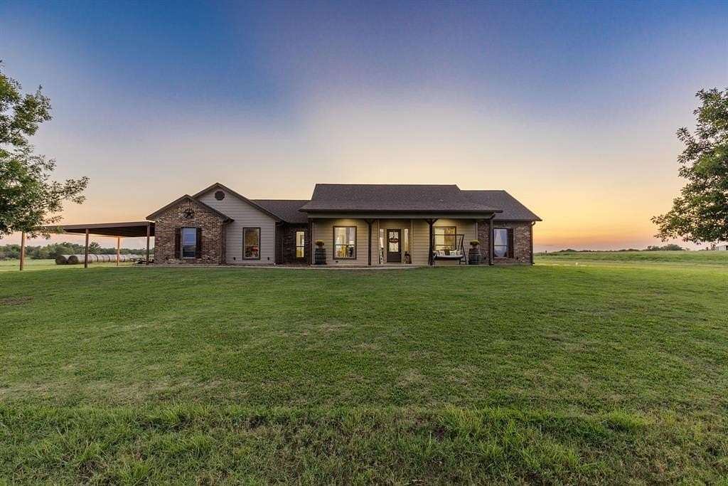 12.5 Acres of Land with Home for Sale in Celeste, Texas