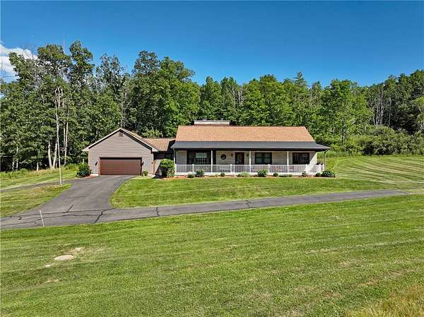 37.1 Acres of Agricultural Land with Home for Sale in Big Flats, New York