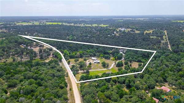19.6 Acres of Recreational Land with Home for Sale in Caldwell, Texas