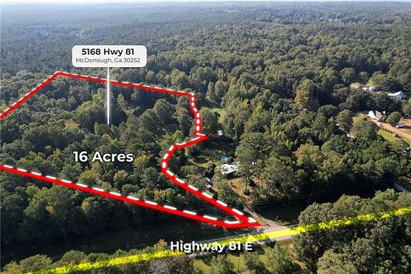 16 Acres of Land for Sale in McDonough, Georgia