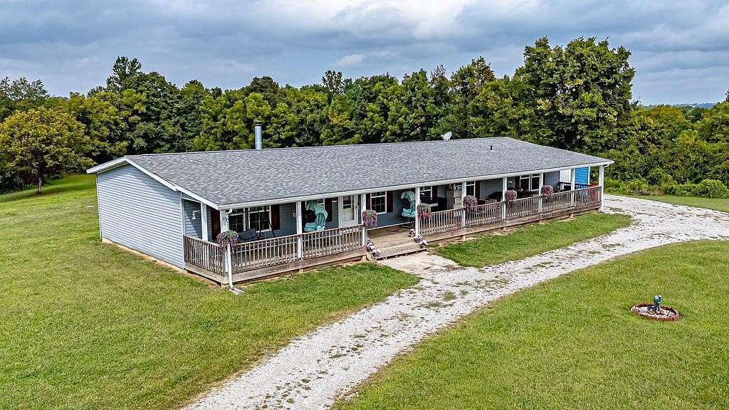 52.5 Acres of Land with Home for Sale in Rising Sun, Indiana