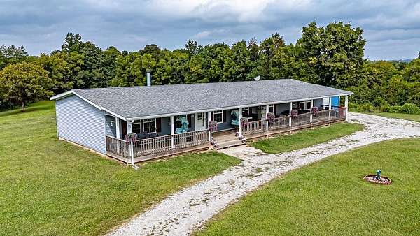 52.5 Acres of Land with Home for Sale in Rising Sun, Indiana