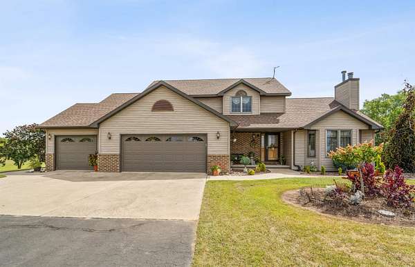 14.5 Acres of Land with Home for Sale in Pulaski, Wisconsin