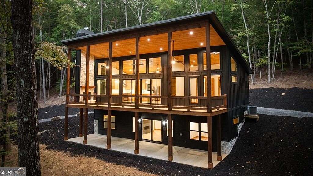 4 Acres of Residential Land with Home for Sale in Morganton, Georgia