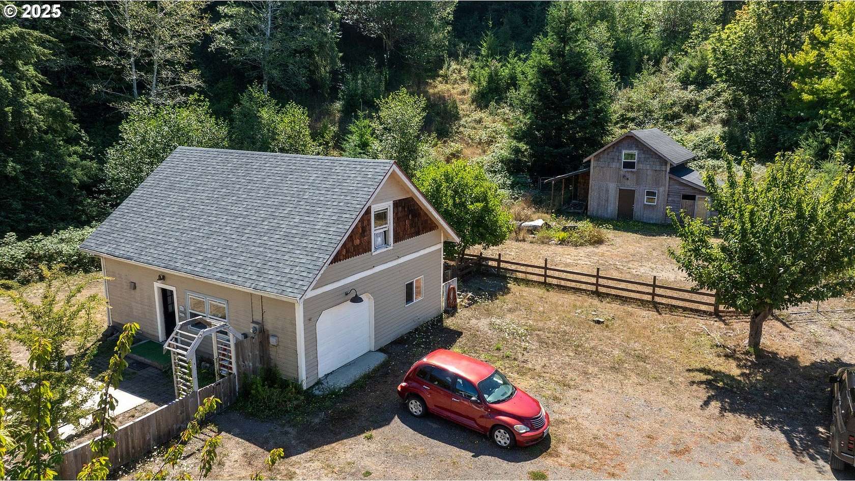 18.8 Acres of Land with Home for Sale in North Bend, Oregon
