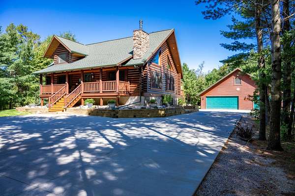 3 Acres of Residential Land with Home for Sale in New Lisbon, Wisconsin