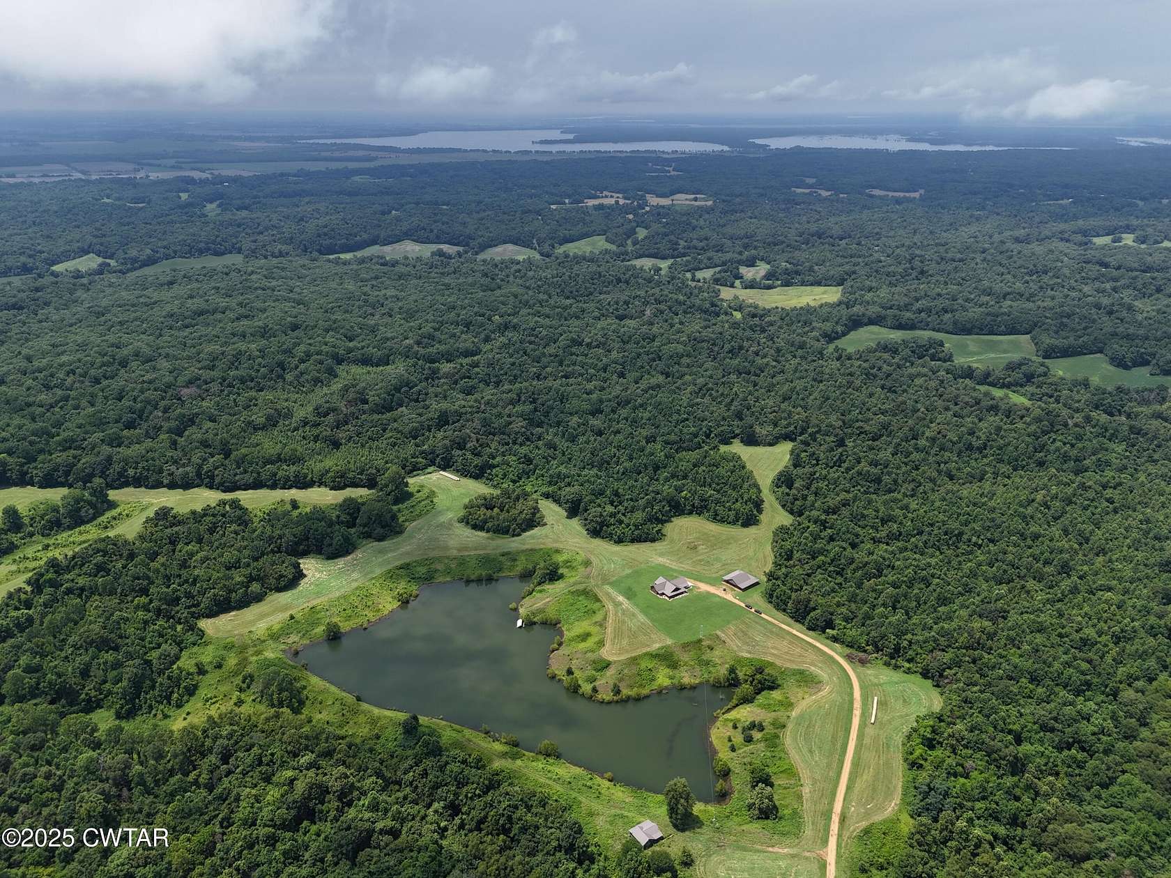 245 Acres of Recreational Land with Home for Sale in Hornbeak, Tennessee