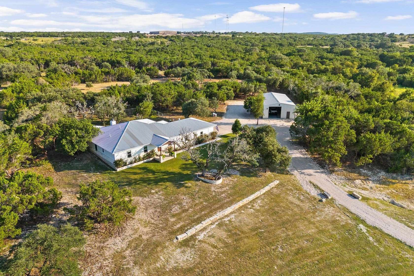 11 Acres of Land with Home for Sale in Burnet, Texas
