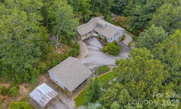 6 Acres of Land with Home for Sale in Black Mountain, North Carolina