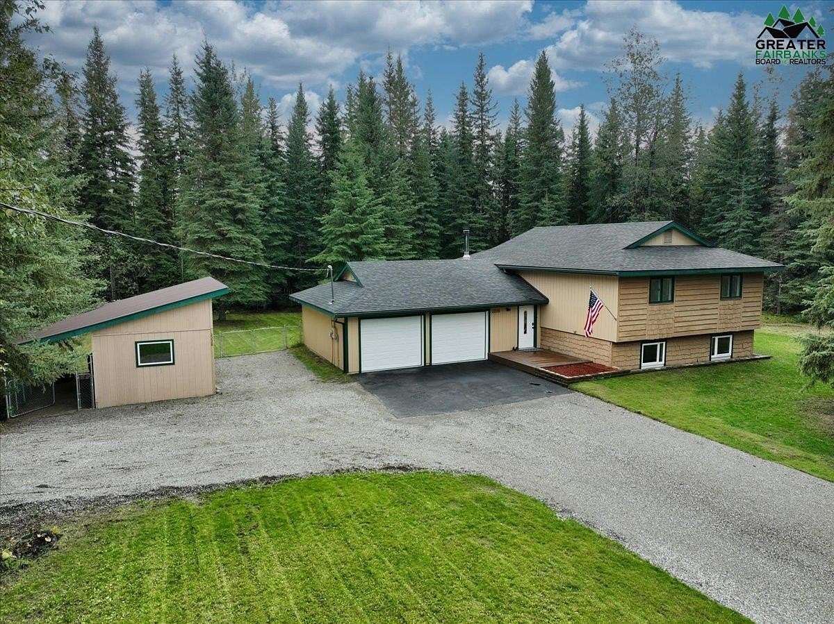 2.2 Acres of Residential Land with Home for Sale in North Pole, Alaska