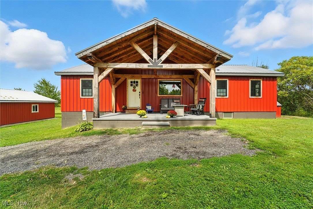 12.6 Acres of Land with Home for Sale in Jefferson, Ohio