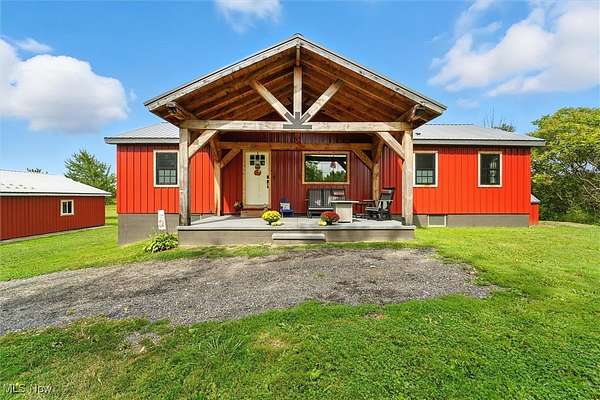 12.6 Acres of Land with Home for Sale in Jefferson, Ohio