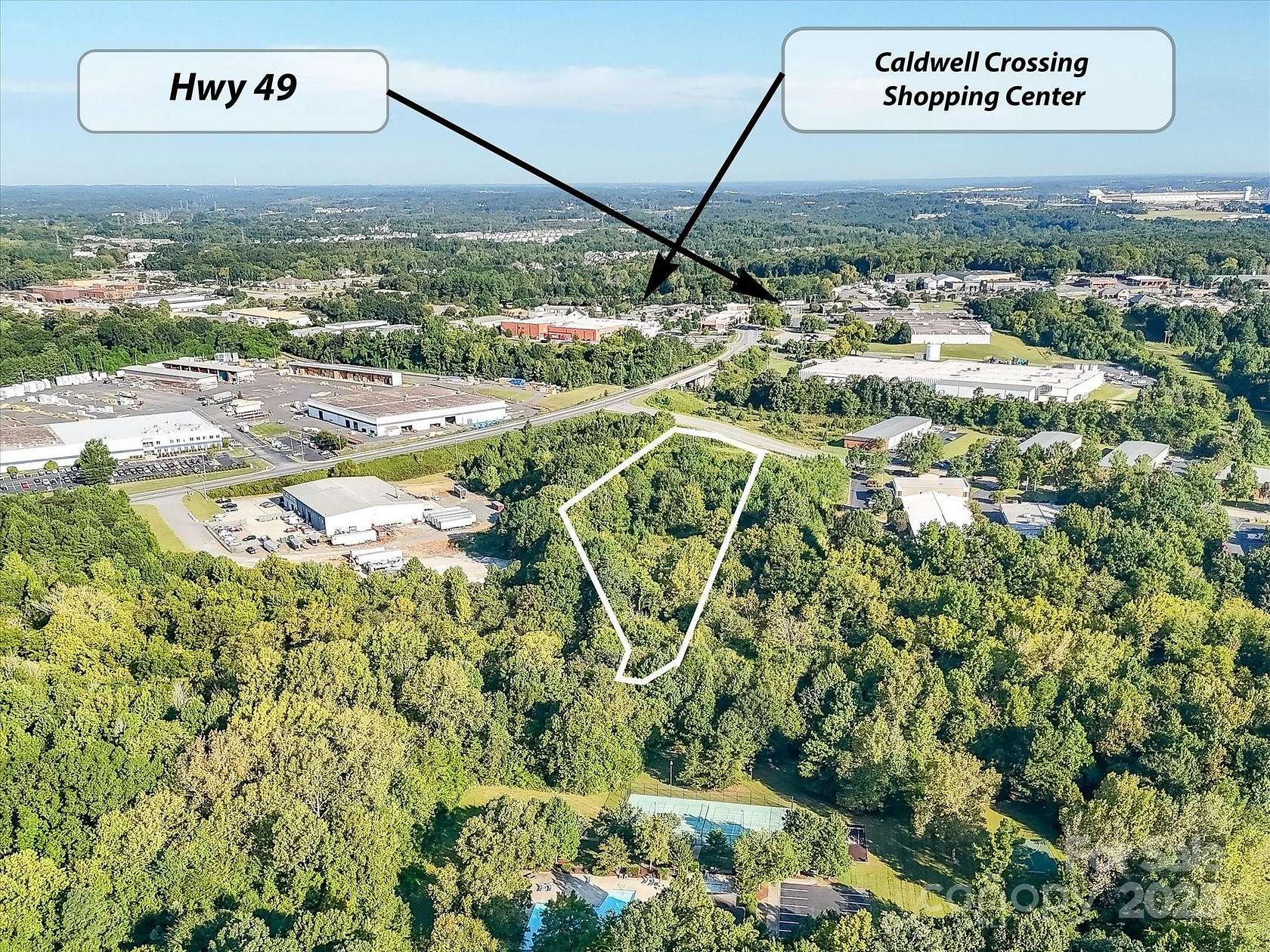 2.6 Acres of Commercial Land for Sale in Harrisburg, North Carolina