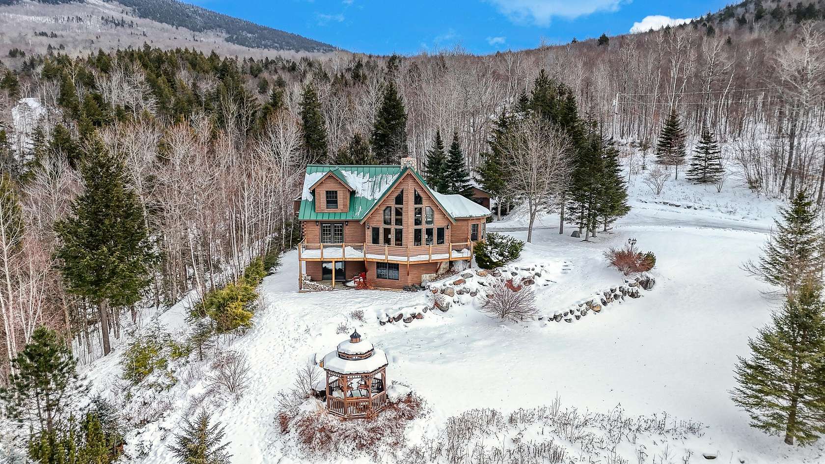 12.8 Acres of Land with Home for Sale in Kingfield, Maine