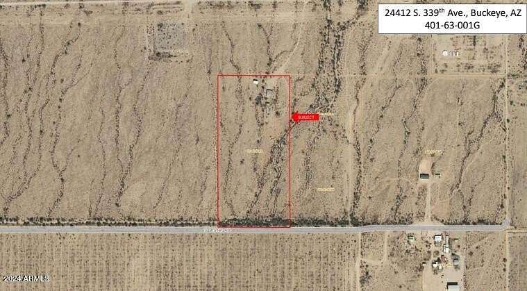 20 Acres of Land for Auction in Buckeye, Arizona