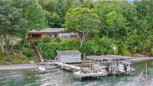 15 Acres of Land with Home for Sale in Himrod, New York