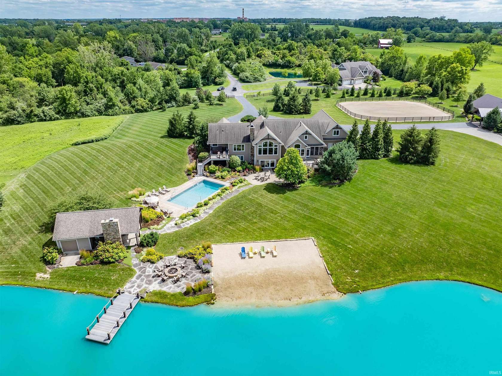 21.3 Acres of Land with Home for Sale in Roanoke, Indiana