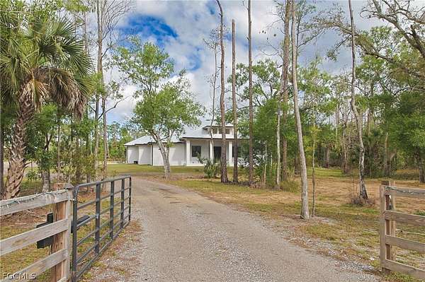 10.8 Acres of Land with Home for Sale in Alva, Florida