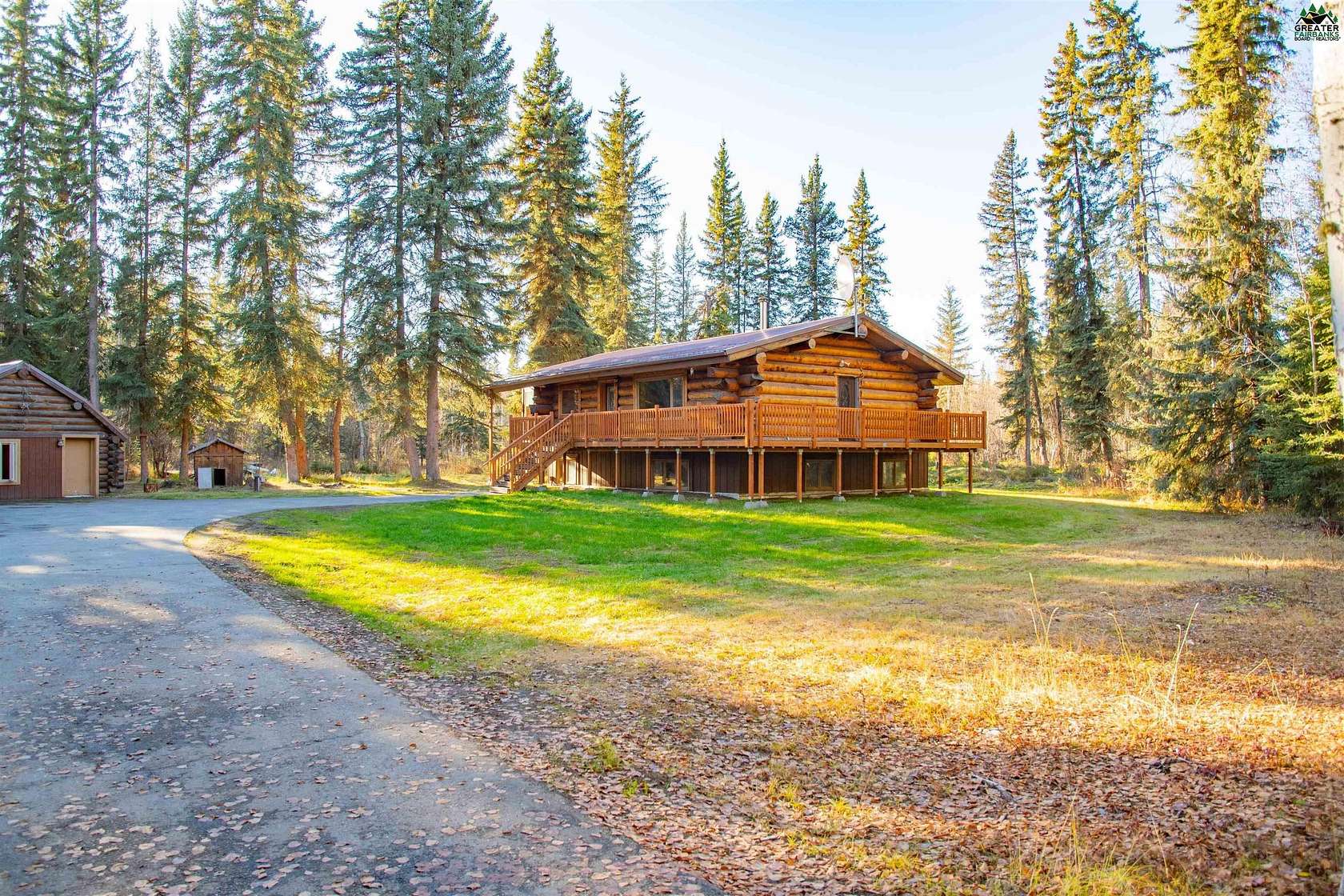 2 Acres of Residential Land with Home for Sale in North Pole, Alaska