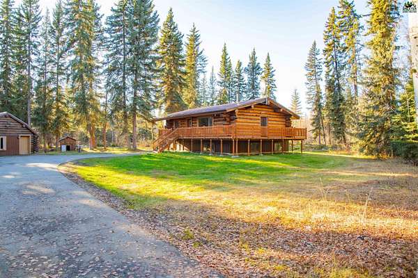 2 Acres of Residential Land with Home for Sale in North Pole, Alaska