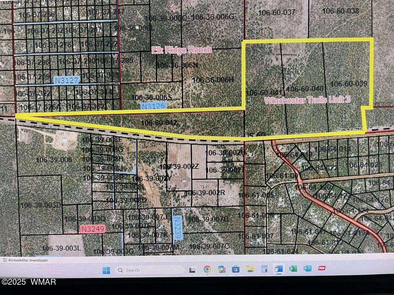 166 Acres of Land for Sale in Vernon, Arizona