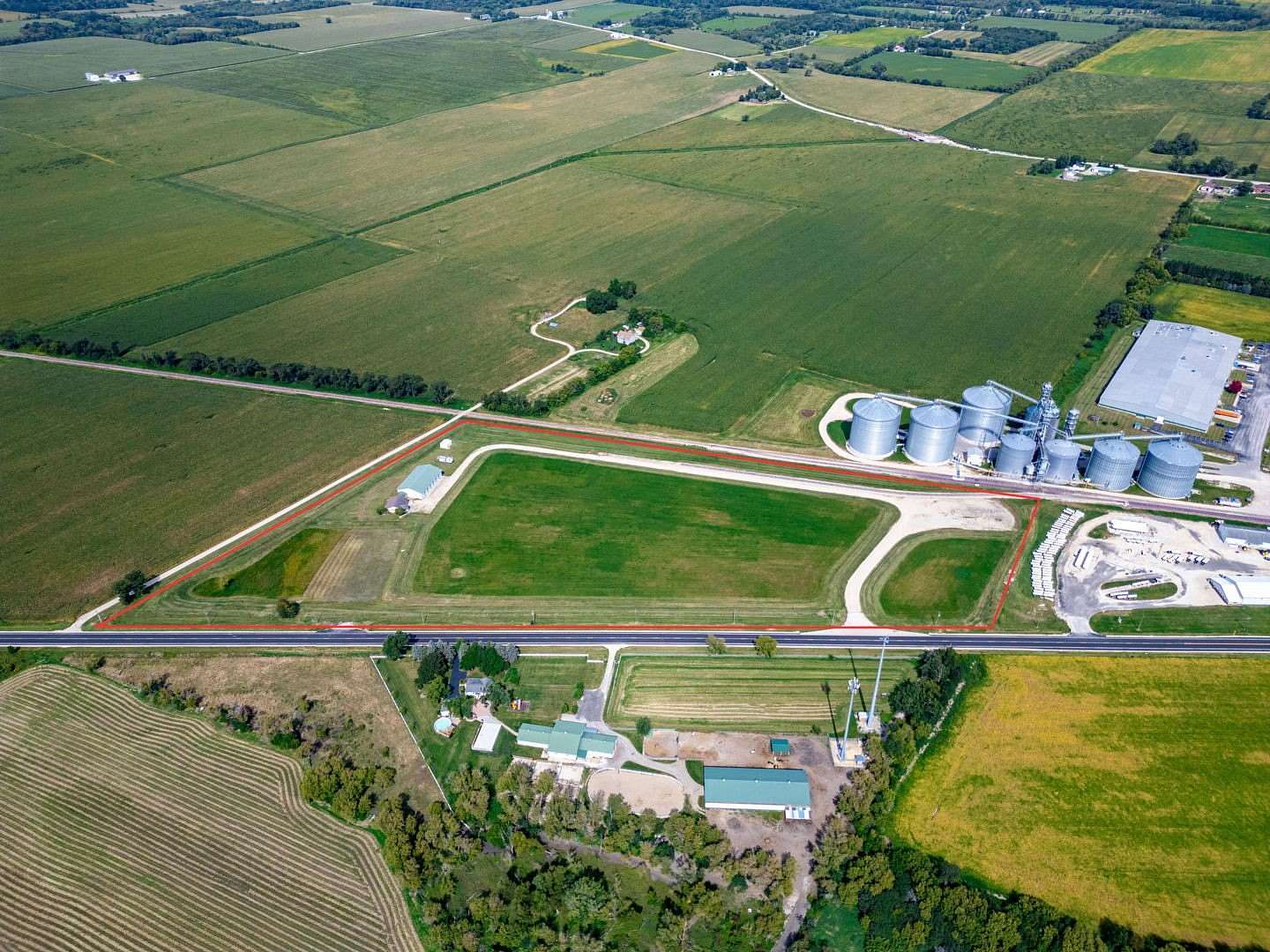 24 Acres of Improved Commercial Land for Sale in Harvard, Illinois