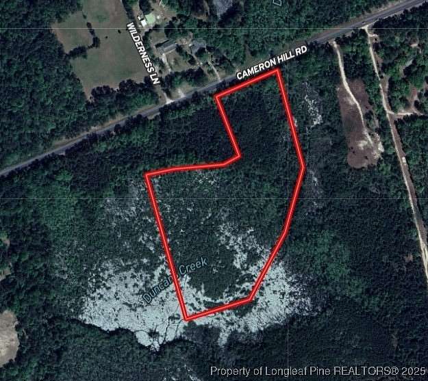 11.4 Acres of Land for Sale in Cameron, North Carolina