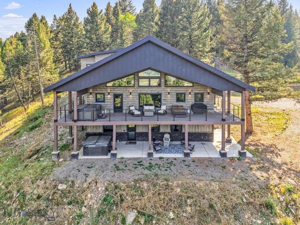 11.2 Acres of Land with Home for Sale in Gallatin Gateway, Montana