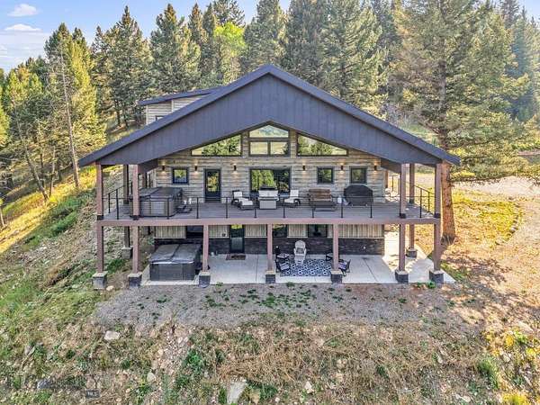 11.2 Acres of Land with Home for Sale in Gallatin Gateway, Montana