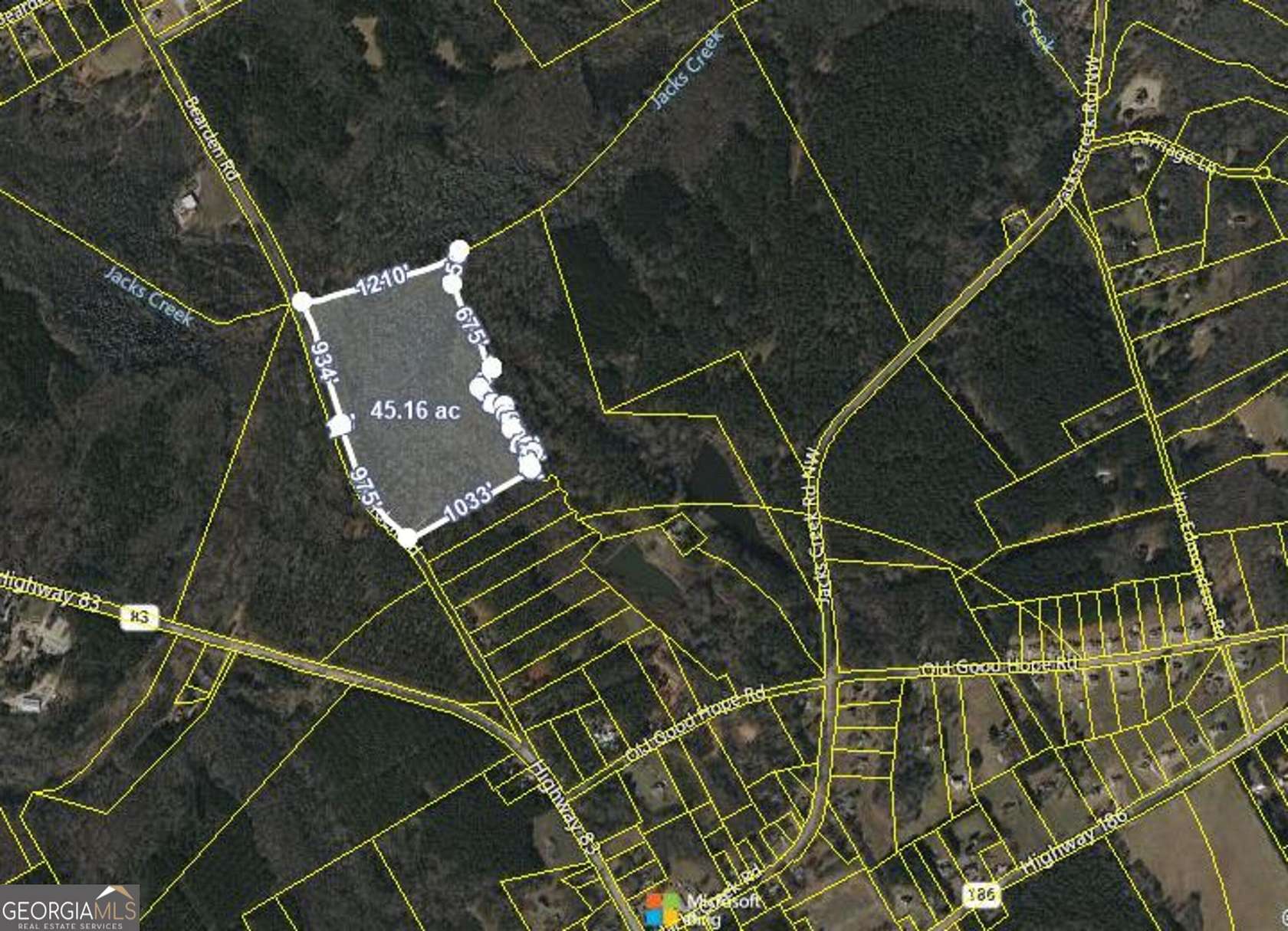 45.4 Acres of Recreational Land for Sale in Good Hope, Georgia