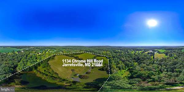 25 Acres of Land with Home for Sale in Jarrettsville, Maryland