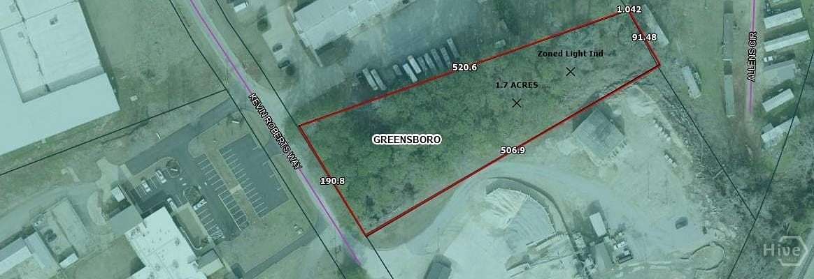 1.7 Acres of Commercial Land for Sale in Greensboro, Georgia