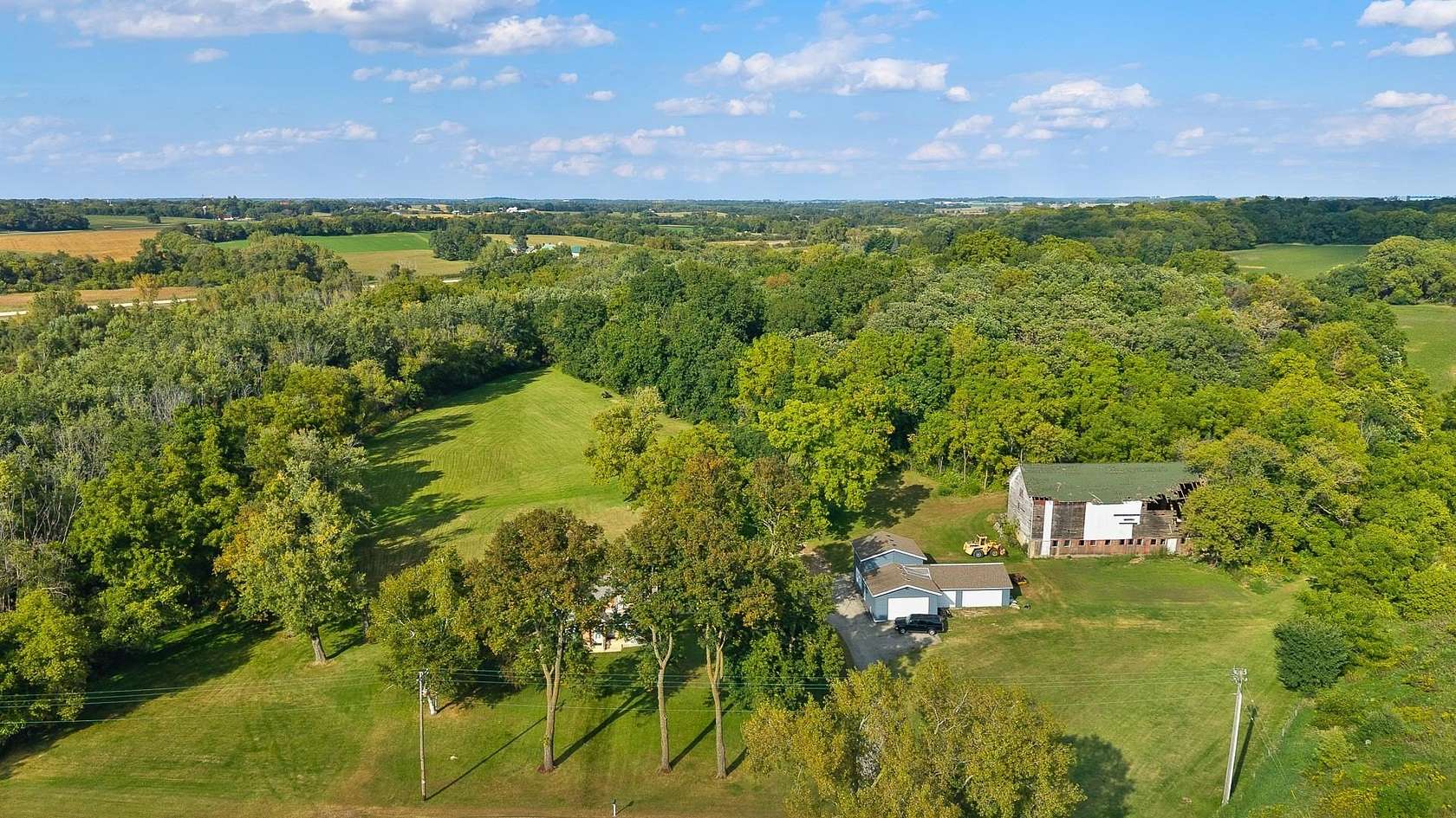 68.7 Acres of Agricultural Land with Home for Sale in Madison, Wisconsin