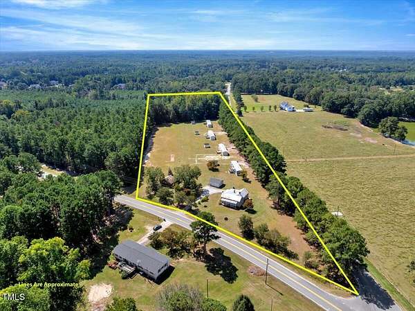 7.4 Acres of Residential Land with Home for Sale in Clayton, North Carolina